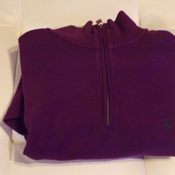 Polo Ralph Lauren Quarter Zip Sweater - XL - Picture 8 of 10